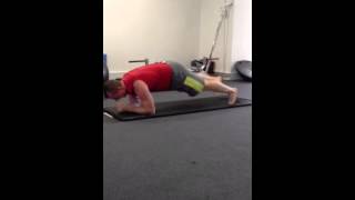 AFL Training - Stability Hold + Alternate Toe Taps