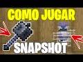 ✅COMO PODER JUGAR CON EL MAZO🔨 EN MINECRAFT | 🍓COMO PODER JUGAR SNAPSHOTS💎 EN MINECRAFT 2024