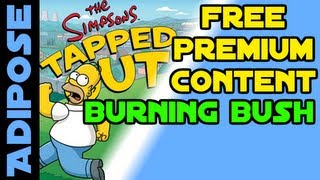 Simpsons Tapped Out-Free Premium Content - The Burning Bush screenshot 3
