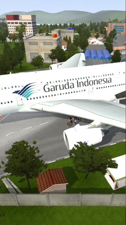 A380 Garuda Indonesia Jemput Penumpang MOD