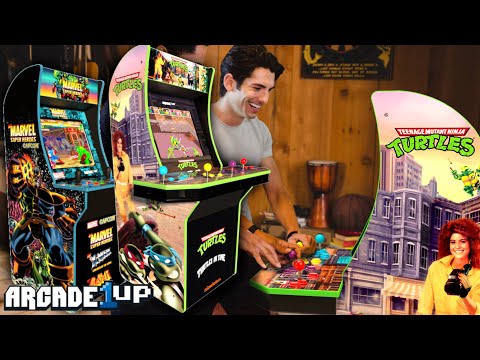 NEW! Arcade1Up Teenage Mutant Ninja Turtle TMNT and Marvel Super Heroes Machines