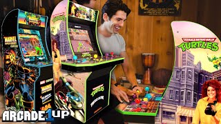 NEW! Arcade1Up Teenage Mutant Ninja Turtle TMNT and Marvel Super Heroes Machines