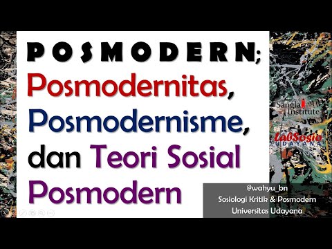 POSMODERN; Posmodernitas, Posmodernisme, dan Teori Sosial Posmodern
