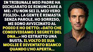 I MIEI GENITORI MI HANNO DISCONOSCIUTO IN TRIBUNALE. COSÌ HO RIVELATO UN SEGRETO DI FAMIGLIA....
