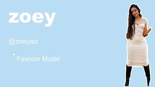 Zoey Iso s Cross-Platform Rise Model and Content Creator