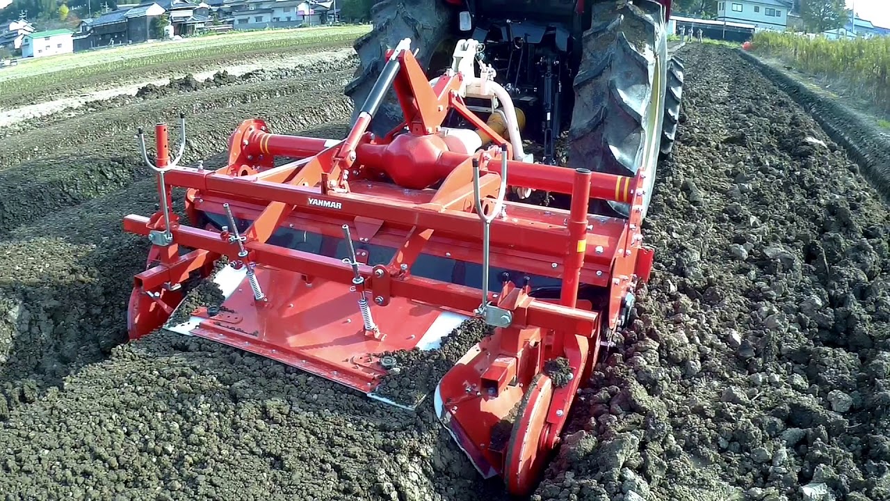 ヤンマー　ハウスロータリー　畝立て成形機 ハウスロータリーマルチ仕様 YH16RM 畝成形機 ヤンマー クイックヒッチ
