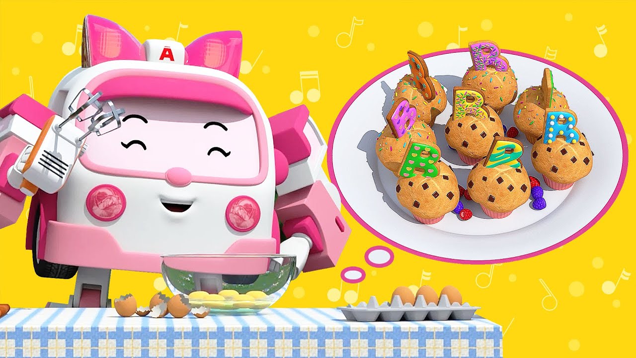 デザートの歌 | ロボカーポリー子供の歌メドレー | 子供童謡 | 童謡合本 | 人気童謡│ロボカーポリー 子供の歌