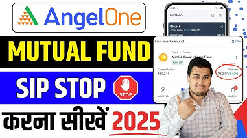 Angel One Me SIP Band Kaise Kare | angel one mutual fund SIP Stop kaise Karen