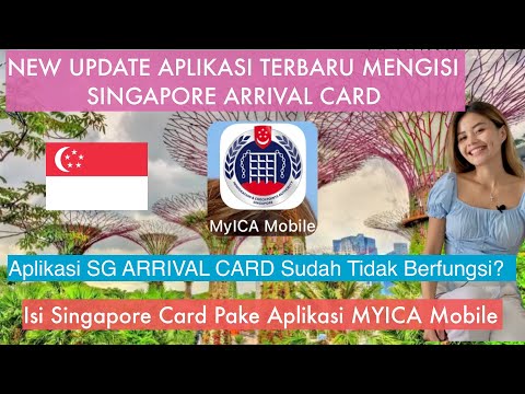 HOW TO FILL UP THE NEWEST SG ARRIVAL CARD THROUGH MY ICA Mobile APP