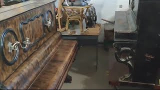 Пополнение в коллекции! Два шикарных старинных пианино.