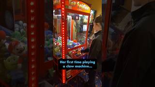 She won a prize on her first try!