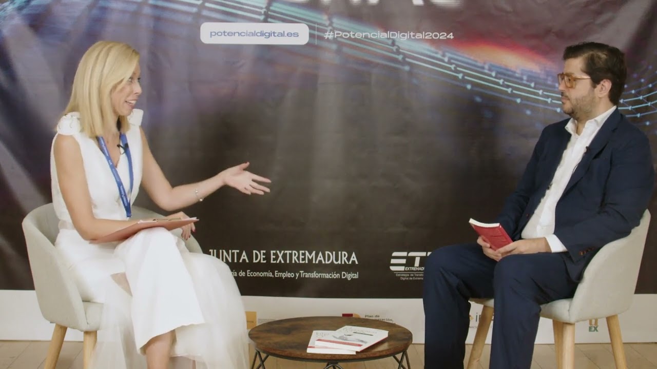Rafael Tamames durante la entrevista de Potencial Digital 2024