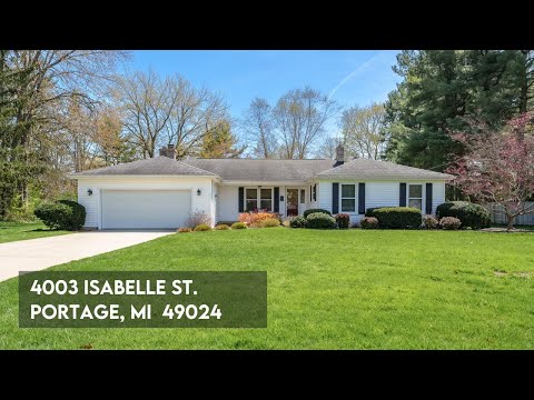 4003 Isabelle St, Portage, MI home video tour