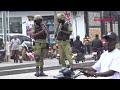 Tazama Ulinzi ulivyoimarishwa Dar, askari wengi vituo vya mwendokasi ,  makutano ya barabara