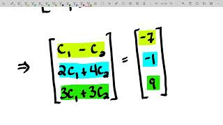 Linear Equations in Linear Algebra - Vector Equations - Linear Combinations