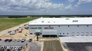 Dollar Tree Distribution Center Ocala Fl Road Pavement Update Youtube