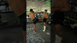 Muay Thai Balance Drill 🦵 Don’t Get Swept When Your Kick Is Caught