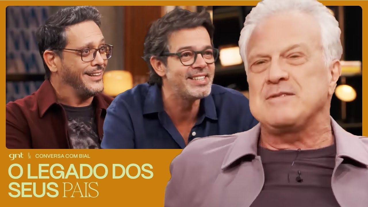 Lúcio Mauro Filho e Bruno Mazzeo falam sobre levar pra frente o LEGADO dos pais | Conversa Com Bial