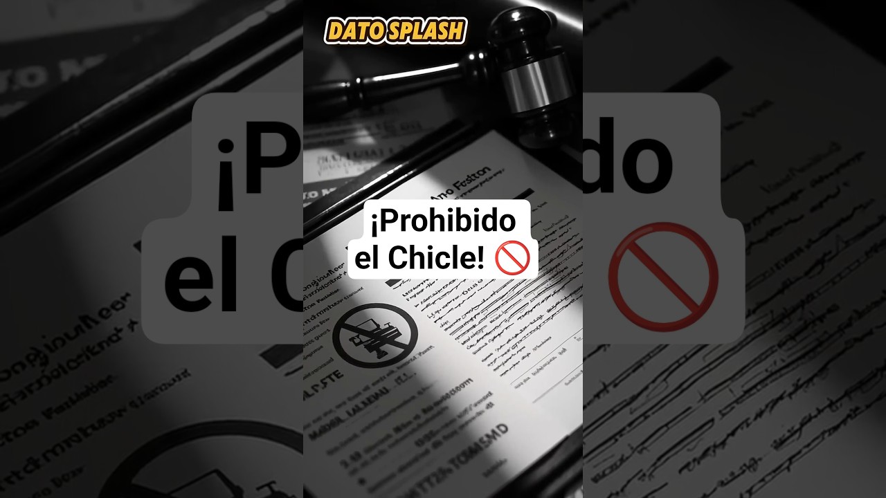 ¡Prohibido el Chicle! 🚫 Multas Brutales en Singapur #shorts #viralshorts