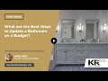 What are the Best Ways to Update a Bathroom on a Budget? | Karin Ross Designs