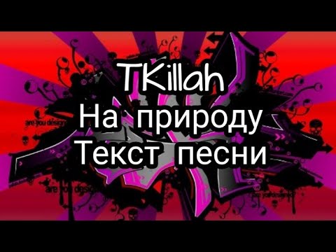 T Killah на природу Текст песни