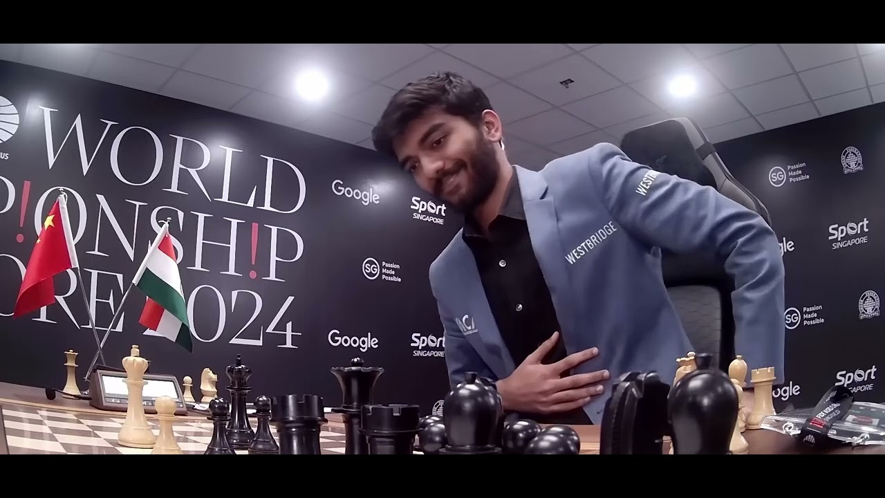 Final moments of Fide world chess championship - YouTube