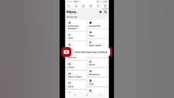 How to find Support inbox on Facebook ?