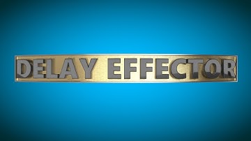 Cinema 4d: Delay Effector and Field