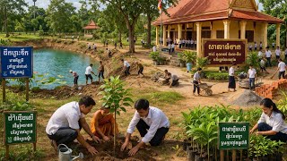 បុណ្យឆ្លងកន្ទុយចេត្រ &amp;ឆ្លងសាលាឆទាន#travel #review #village #local #religious #healing #love #happy 
