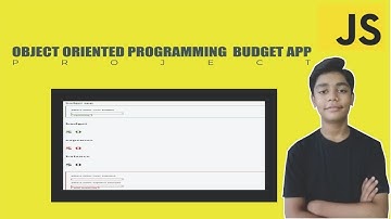 JAVASCRIPT Course Project Based Learning - Oop Budget App Using Javascript Project #15