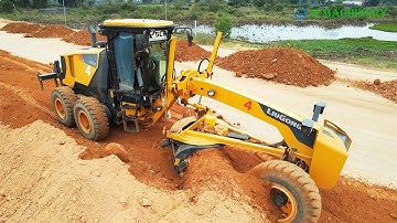 Best Activities Full Processing Liugong Grader Spreading Soil Building Sub Grade Roads Skills Worker