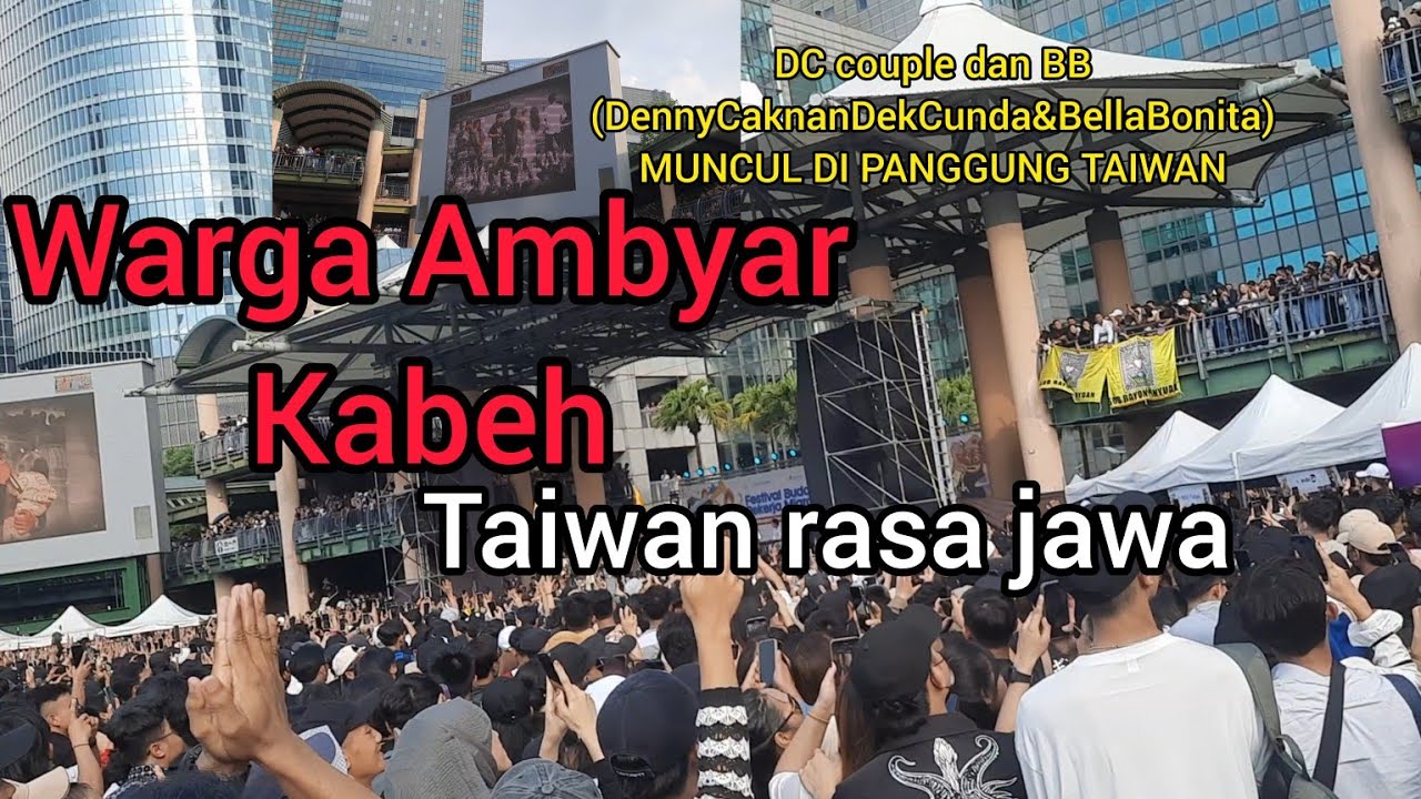 TAIWAN DIGOYANG DENNY CAKNAN||WesMboh vlog piye iki Full Copyrigh Penting Happy⁉️