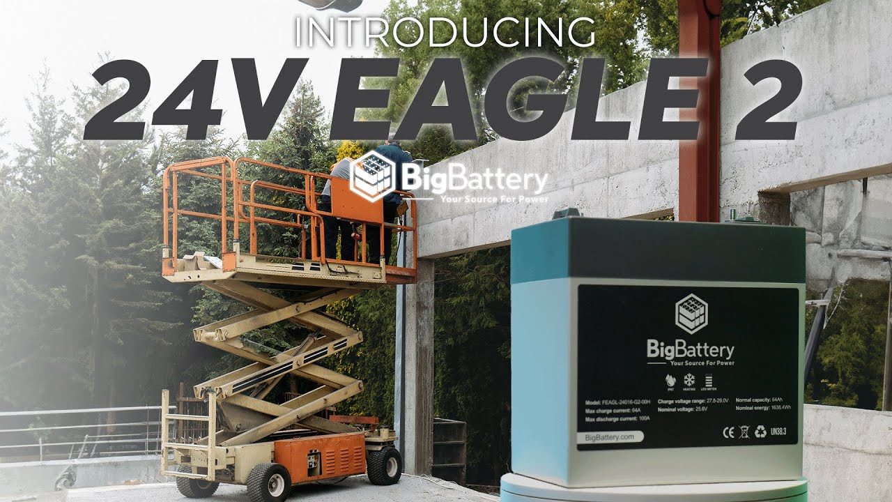 24V EAGLE 2 - Industrial Power | LiFePO4 Battery