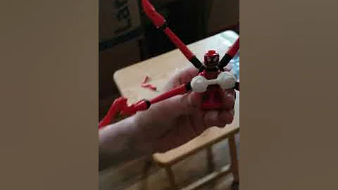 Andrew show his recent Lego build.