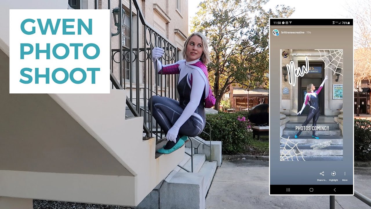 Spider Gwen/Ghost Spider Photoshoot
