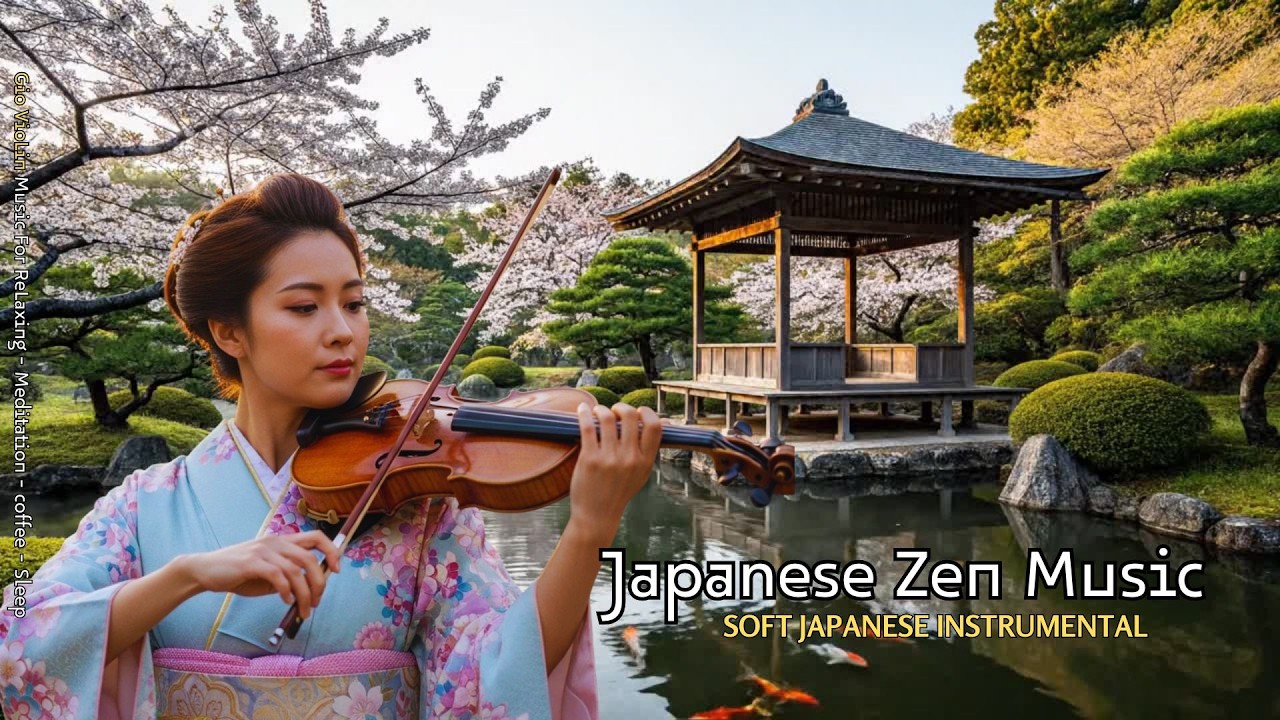 Relaxing Japanese Instrumental Music – Healing Zen Vibes | Gio Violin