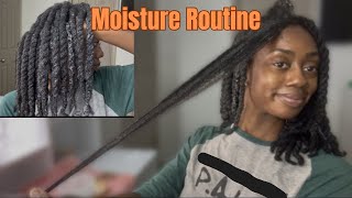 Simple Moisture Routine for THICK, LONG, Type 4 Natural Hair