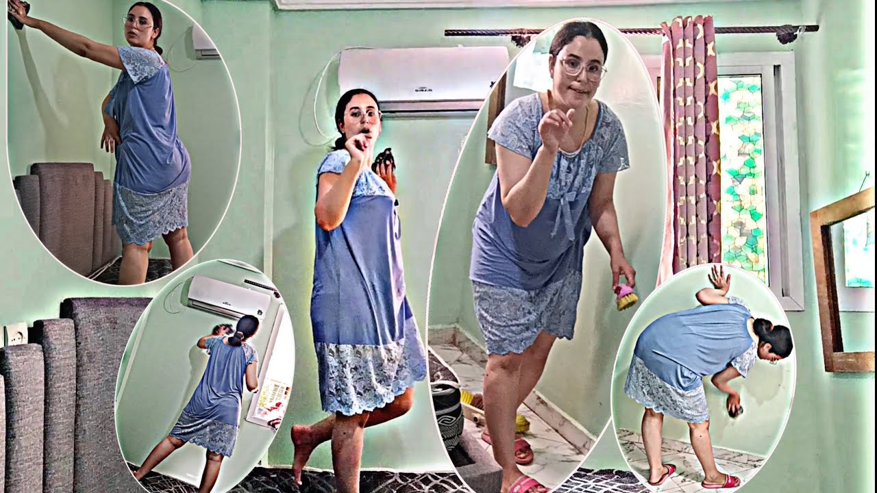 🧽شاهد النتيجة! بيتي كان فوضى ورجع يبرق✨ بلا تعب 💪🏽