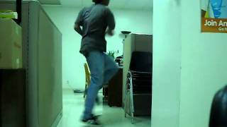 justin shuffle in office