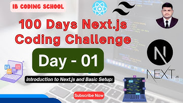 Day 01 | 100 Days of Next.js Coding Challenge #nextjs #reactjs #webdevelopment #tailwindcss