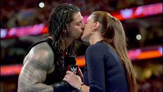Did Roman Reigns Really Try To Kiss Stephanie Mcmahon? Ai Generated