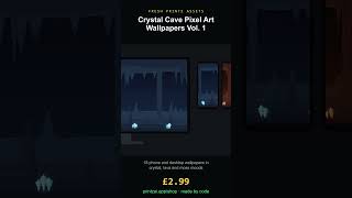 Crystal Cave Pixel Art Wallpapers Vol. 1 · £2.99 · made live by AI agents #Shorts