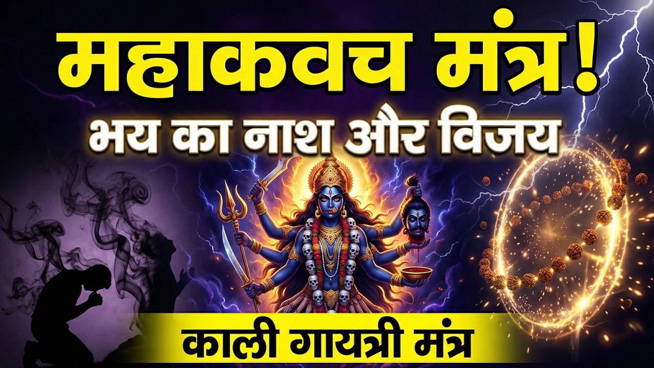 काली गायत्री मंत्र: भय का नाश और शत्रुओं पर विजय का महाकवच | Kali Gayatri Mantra | Vedic Mantra