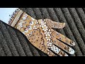 Step by step bridal henna design tutorial  indian style mehndi  mehndi  tazaheen art