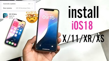 How To Install iOS 18 in iPhone 11/X/XR/ All iPhones Let