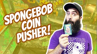 How Fast Can We Get a Full Card Set on the Spongebob Coin Pusher?