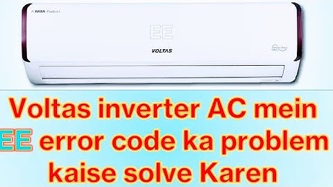 How to EE error code problem solved voltas inverter AC 🤔🤔🤔🤔🧐🧐🧐🧐