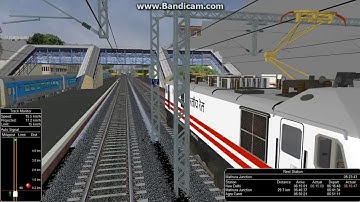 MSTS|12002 Bhopal Shatabdi running parallel with Lucknow (Nawab) Shatabdi|Open Rails