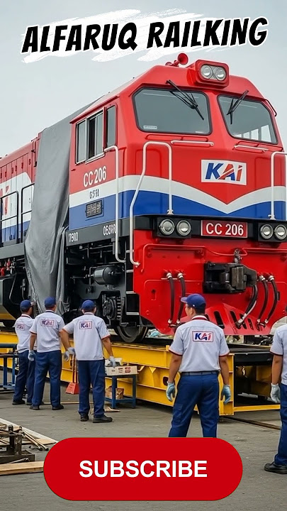 Peluncuran Kereta Api Terbaru CC 206 New Generation #keretaapi #keretabaru #keretaapiindonesia