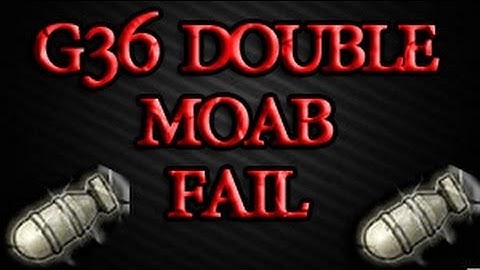 MW3: G36 MOAB Gameplay On Bootleg | (MW3 G36 DOUBLE MOAB FAIL GAMEPLAY)